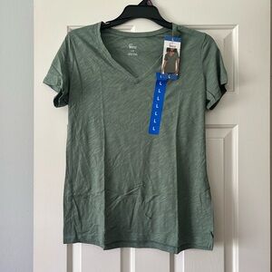 Felina Green Fitted Short Sleeve Tee